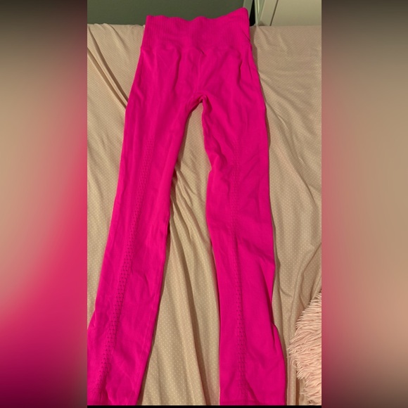 Neon Pink Free People Leggings XS/S - Picture 1 of 2